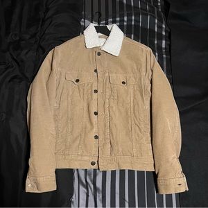 Men’s Size XS Corduroy Sherpa Jacket